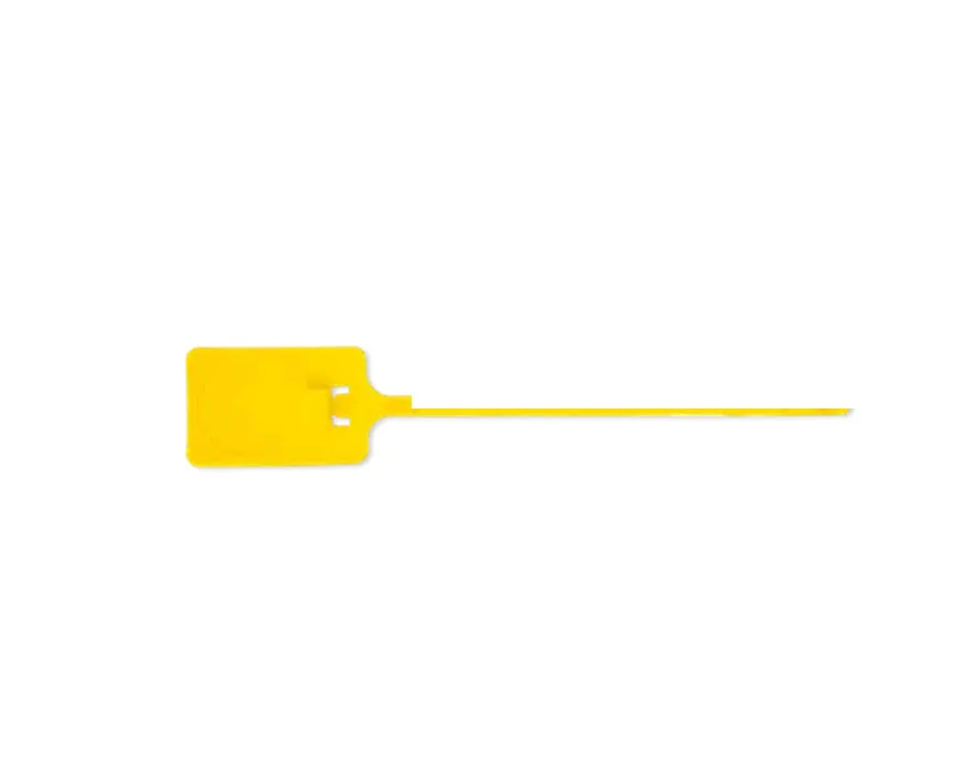 Scellé container en plastique jaune