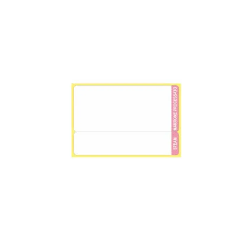 Étiquettes adhésives 72 x 48 mm, indicateur vapeur