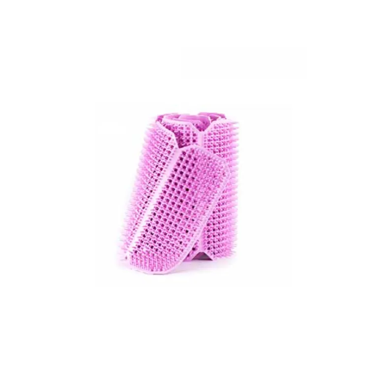 Tapis à picots en silicone, rose