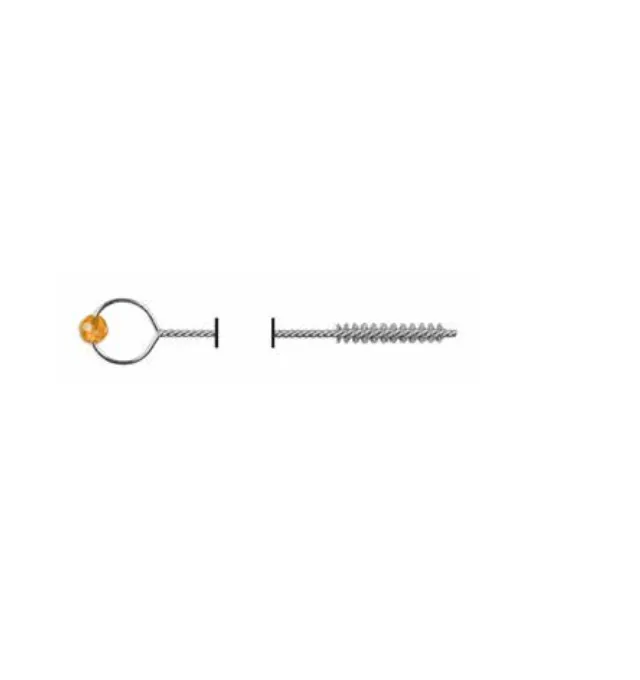 Brosse de nettoyage pour canules d’aspiration Frazier