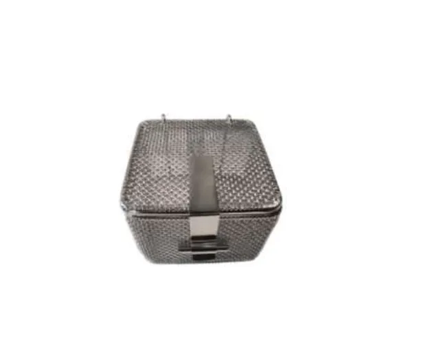 [20.403] PANIERS MICRO MAILLE A COUVERCLE DIM : 60x60x40mm