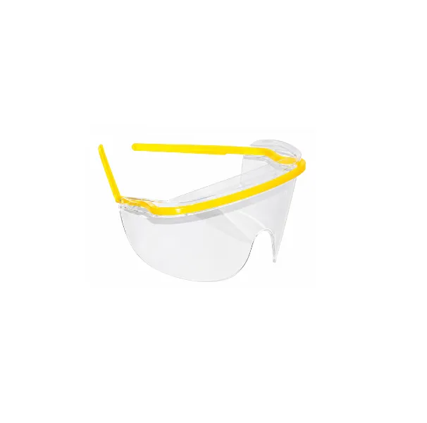 [09081] Monture jaune pour lunettes de protection en 2 parties