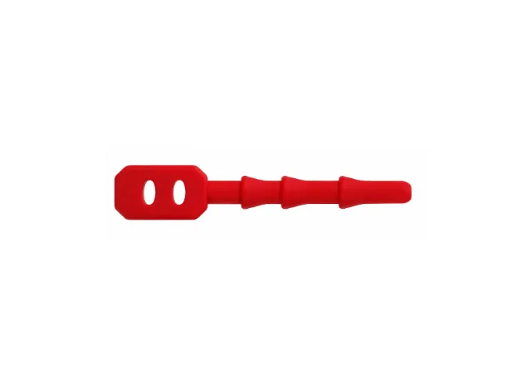 [09256] Fixations silicone, 60 mm, rouge