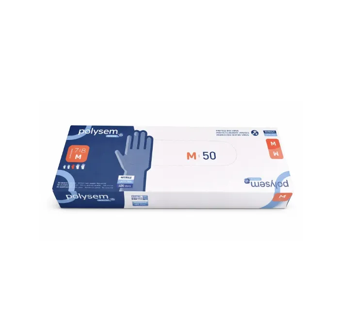 [GNB4000BR] Gants nitrile non sterile non poudre 400mm T M 78