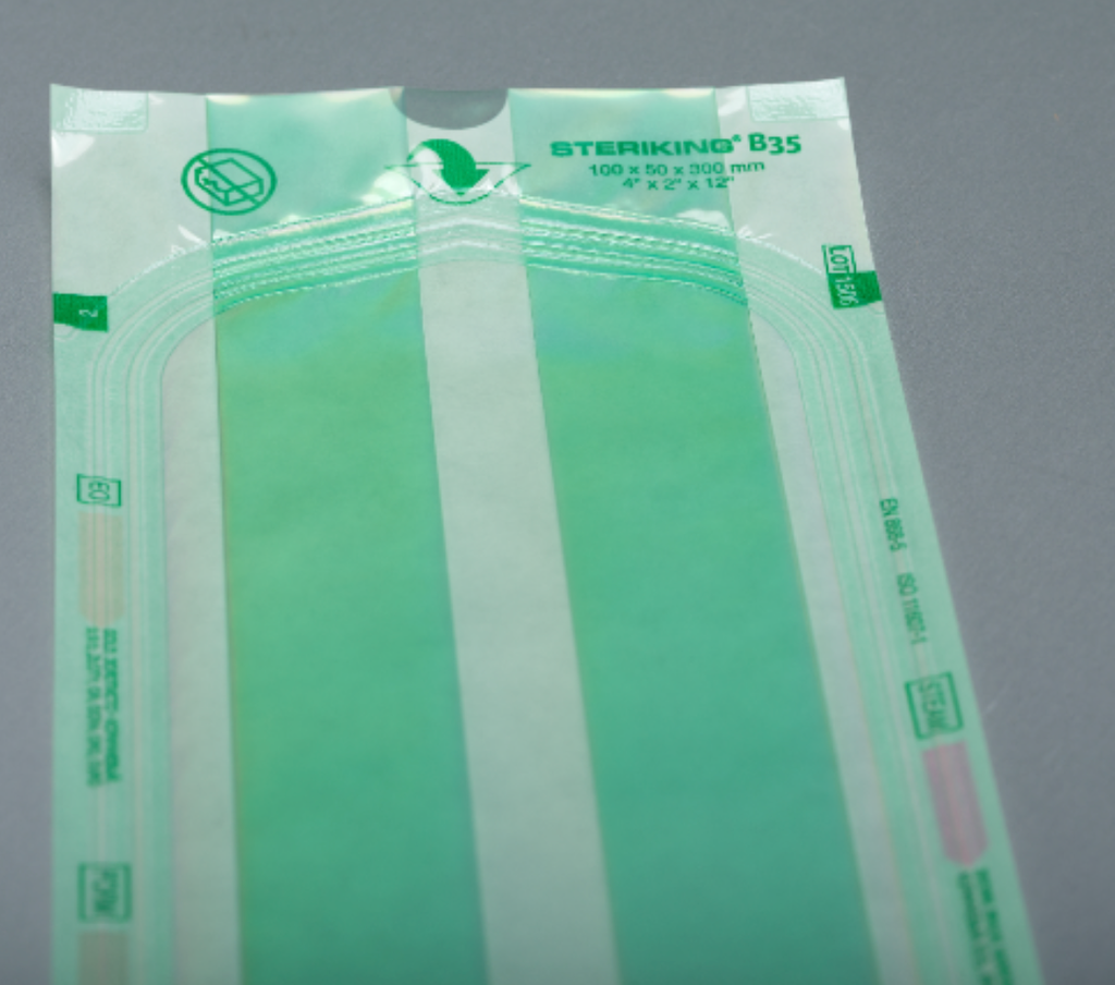 Steriking sachets à soufflet 150x50x400 mm