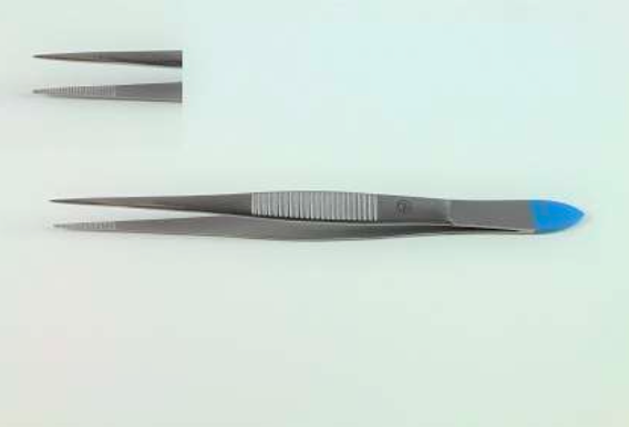 [8001721] Pincette inox à usage unique 13 cm