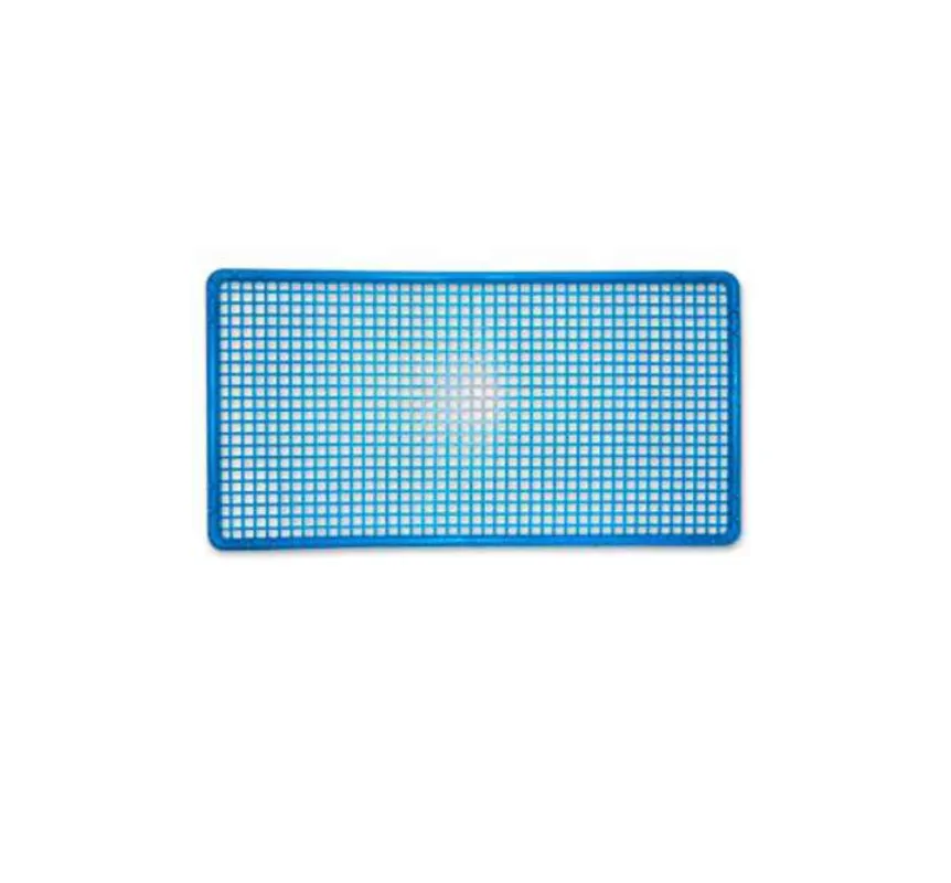 Grille silicone bleu