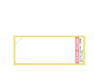 Étiquettes adhésives 70 x 38 mm, indicateur de vapeur