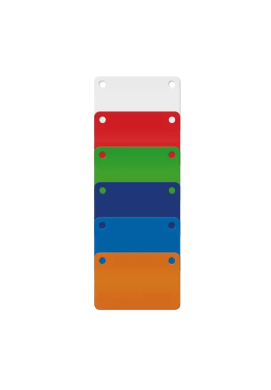 Panneau plastique PTL, 60 x 40 mm, bleu foncé