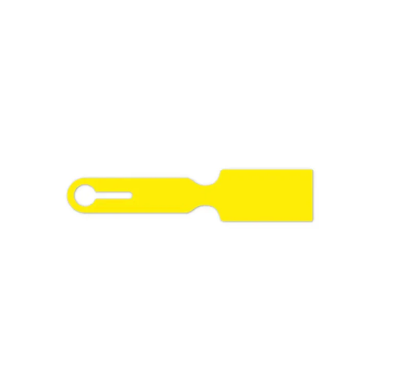 Etiquette valise pour paniers, jaunes, 240 x 50 mm