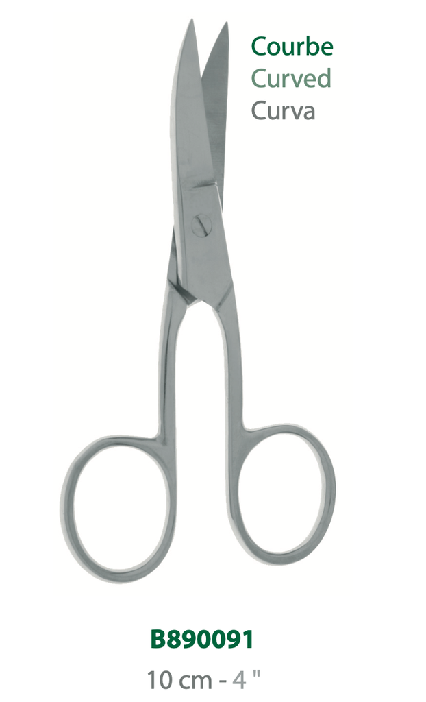[B890091-50] LANDANGER 'S' CISEAUX A ONGLES COURBES L:100MM