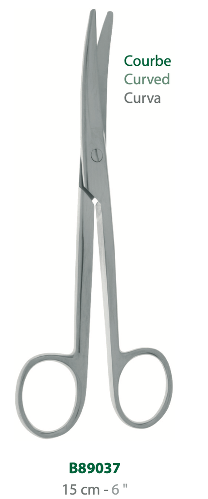 [B89037-50] LANDANGER 'S' CISEAUX MAYO COURBES L:150MM