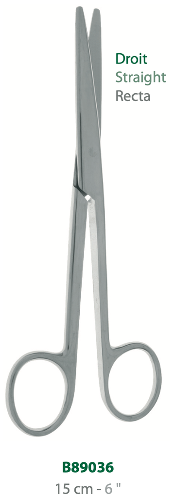 [B89036-50] LANDANGER 'S' CISEAUX MAYO DROITS L:150MM