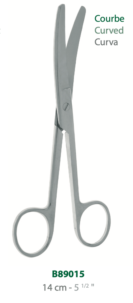 [B89015-50] LANDANGER 'S' CISEAUX MOUSSE COURBES L:140MM