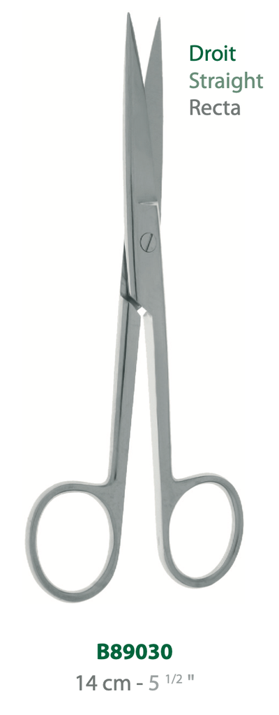 [B89030-50] LANDANGER 'S' CISEAUX POINTU DROITS L:140MM