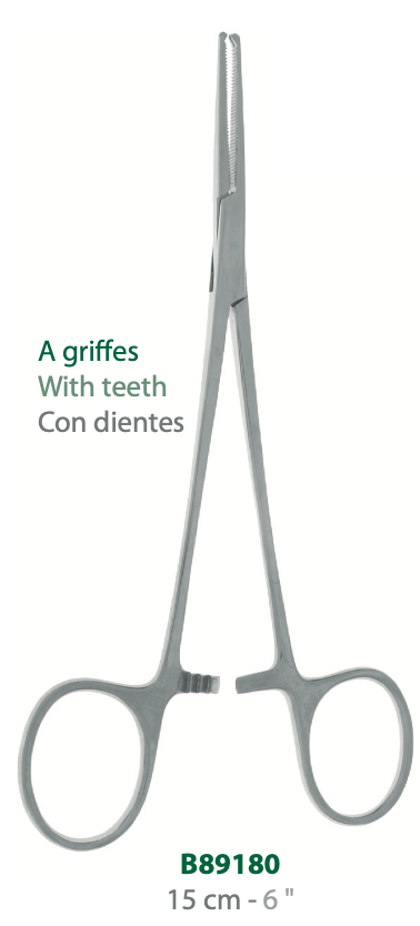 [B89180-50] LANDANGER 'S' PINC LERICHE A GRIFFES, DROITE L:150MM 