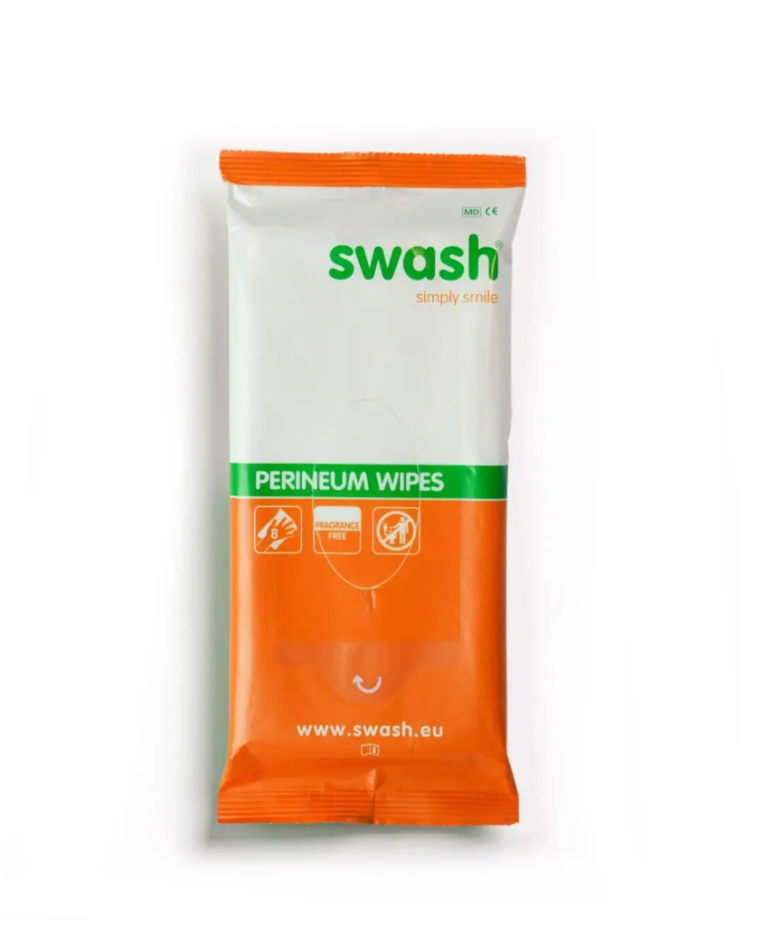 [C04533-8] Swash® Lingettes pour le périnée - Sans parfum (8 lingettes)