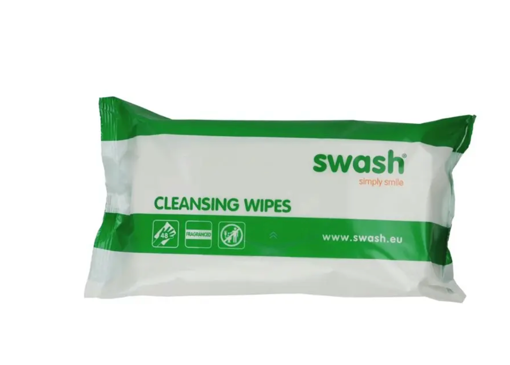 [M05012-48] Swash® Lingettes nettoyantes - Parfumé (48 lingettes)