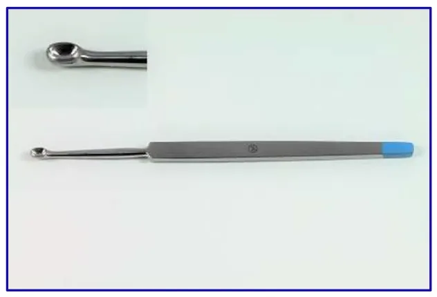 [8001750] Curette métal stérile à usage unique (4mm)